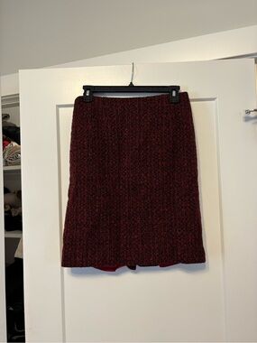 Dana Buchman Tween Pencil Skirt in Burgundy